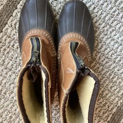 LL Bean Ankle Duck Boots For Rain Or Snow