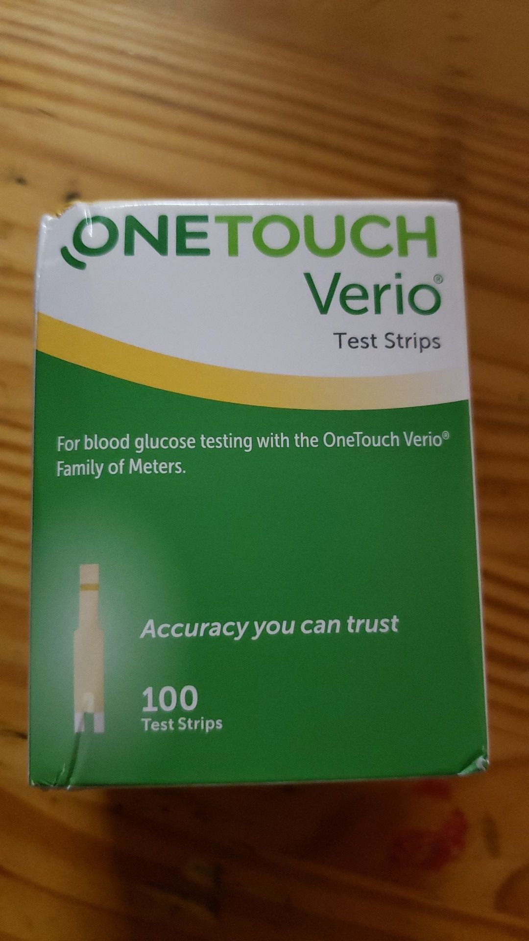 One touch Verio diabetic test strips