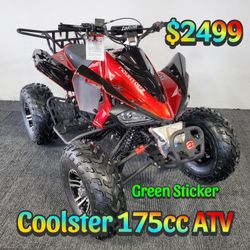 ATV For Sale in Sacramento! Sport 175cc Four Wheeler – Green Sticker, Fully Automatic, Great Performance & Ready to Go!
