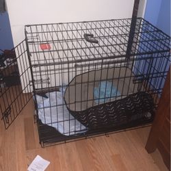 Dog Cage with Bed