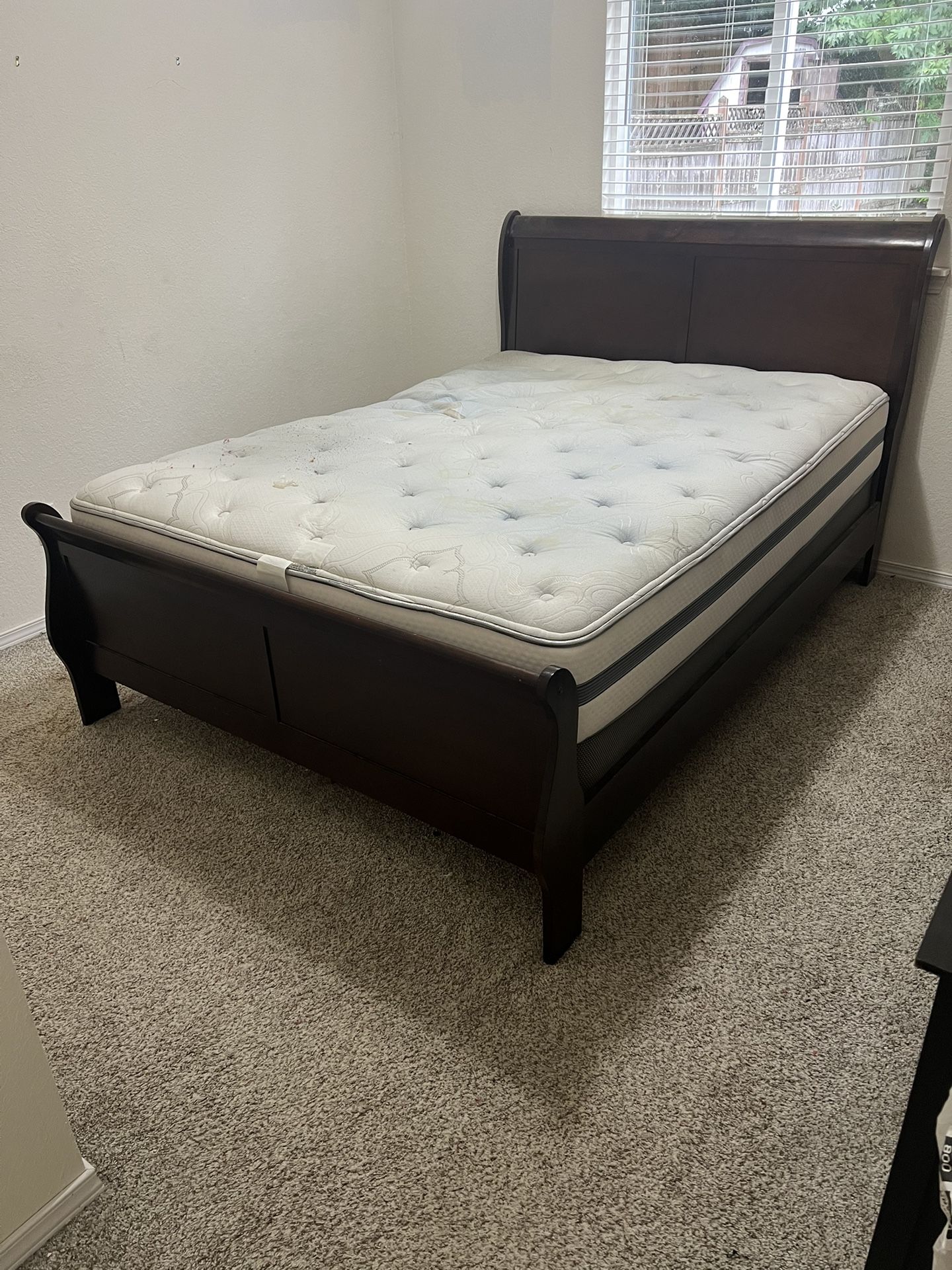 Free Queen bed and Frame. 