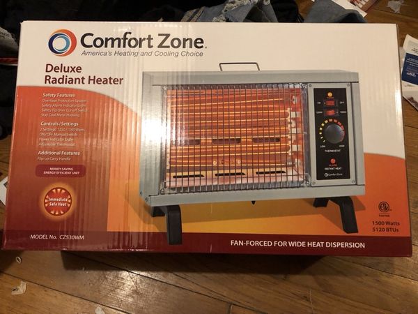 Comfort Zone Deluxe Radiant Heater For Sale In Norfolk Va Offerup