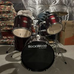 Rockwood By HOHNER Drum Kit With Seat And Sticks 