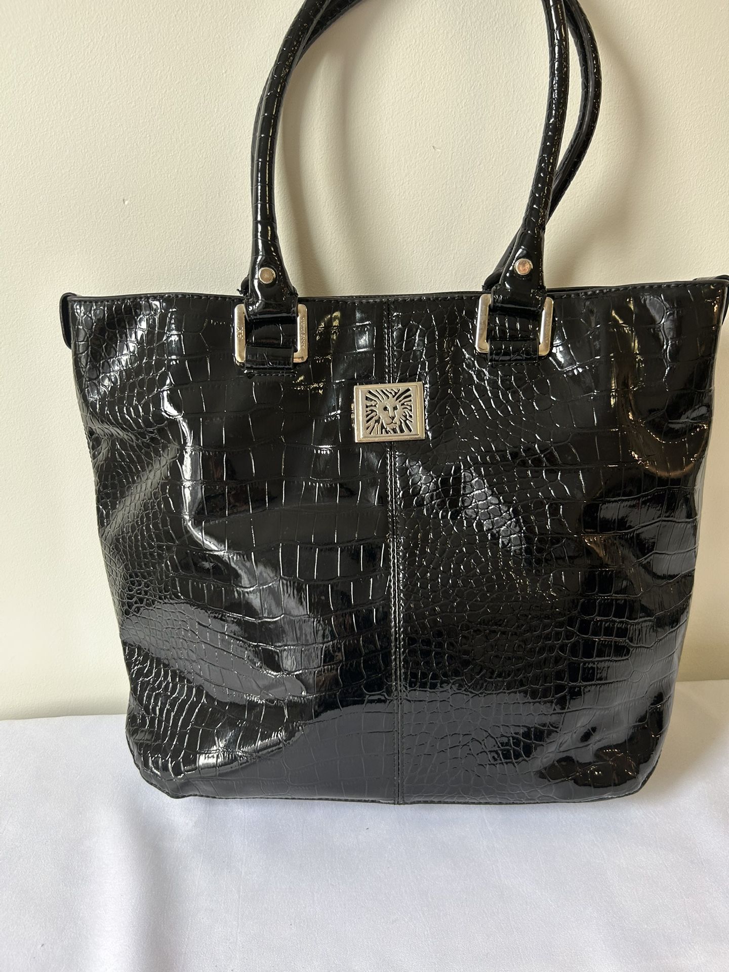Ana Klein Black Tote Barely Use Like New