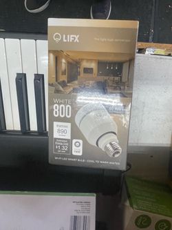 LIFX Smart Wi-fi LED Light Bulb 800=60w/A19/E26 Works