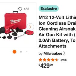 M12 Air Snake Milwaukee