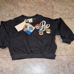 Zara Paw Patrol Toddler Sweater New 