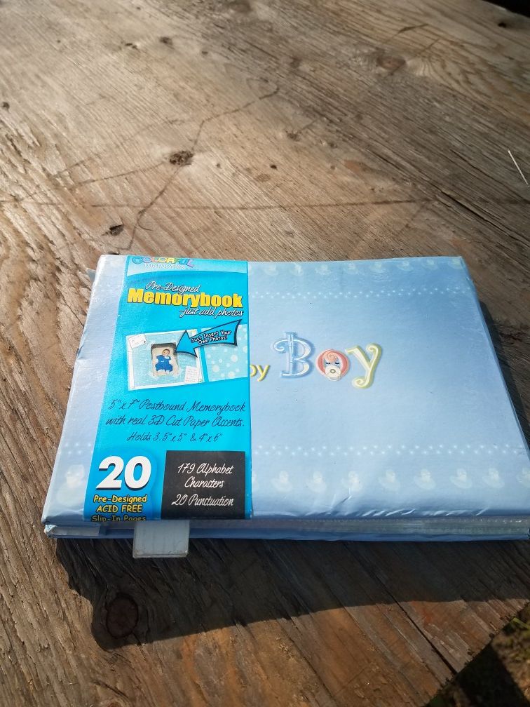 Baby boy photo album