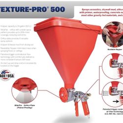 Texture Pro 500 Hopper Gun