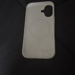 White Silicone iPhone 16 Case