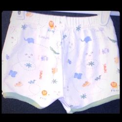 Infant & Baby 0-3 Month Zoo Animal Shorts