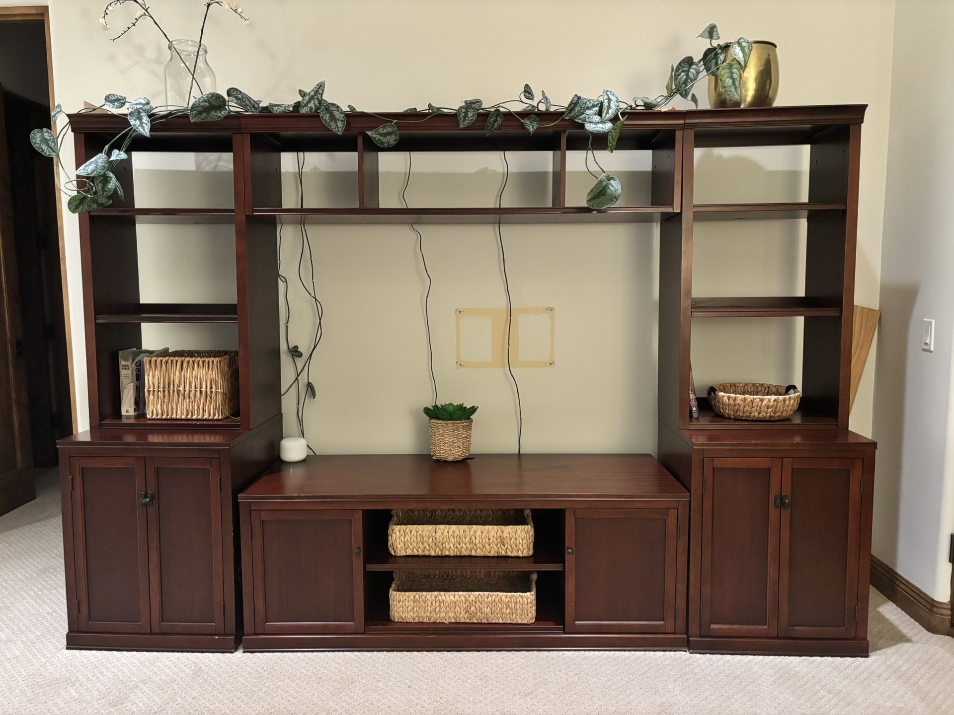 Pottery barn Logan Six- Piece Entertainment Center