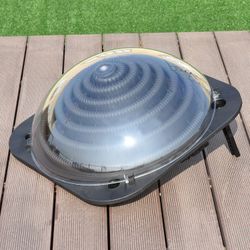 Brand New (in box) Black Outdoor Solar Dome Swimming Pool Water Heater