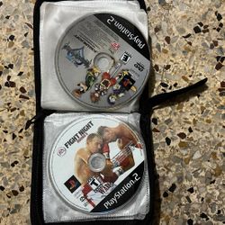 PlayStation 2 Bags With All The 14 Cd In Side 