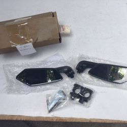 Nice Bike Mirror Set. Plastic And Metal. Bicycle Mirrors. Adjustable 