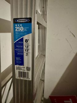 Werner 8ft Ladder 250lbs