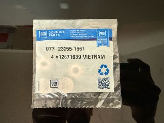 (4) GM GENUINE OEM High Pressure Fuel Injection Injector Seals 3B
