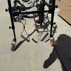 Pro Rear Support Wheelchair Large + Quad Kit