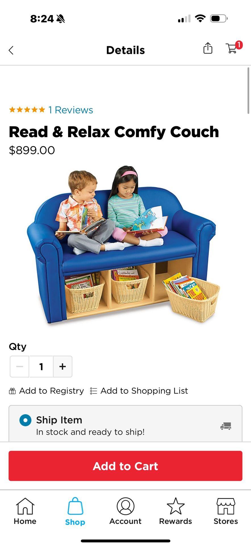 Lakeshore Read And Relax Comfy Kids Chairs