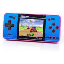 Handheld Game for Kids ，Built-in 220 32-bit Video Games, 3.0” IPS Screen, Rechargeable Portable Game , Travel Mini Arcade Electronic Toys Gift for Boy