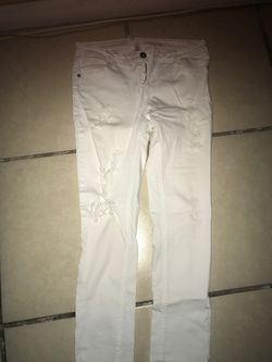 White jeans
