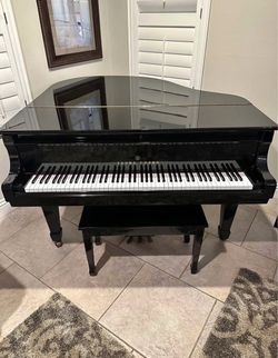Baby grand piano