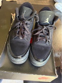 Black cat 3s size 7.5