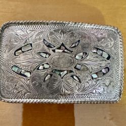 Sterling Silver 925 Belt Buckle