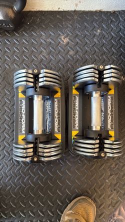 Pro-Form dumbbell set 5lb - 25lb
