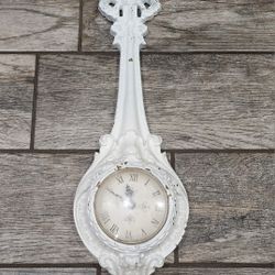 Vintage ornate Syroco wall clock - Untested