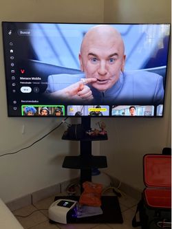 Televisor y soporte