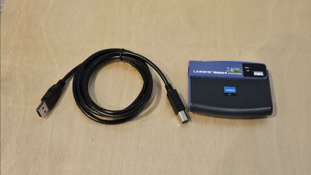 Cisco Linksys Wireless-G USB 2.4ghz Network Adapter w/ USB Cable