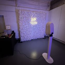 Prints Photobooth And Flower Wall