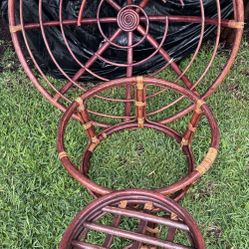 *FREE* Wood papasan Chair W/ Foot Rest BASE ONLY