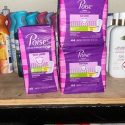 Poise pads  4 each 