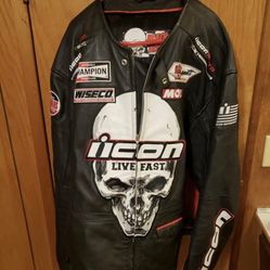 Almost Brand New Leather Icon Jacket