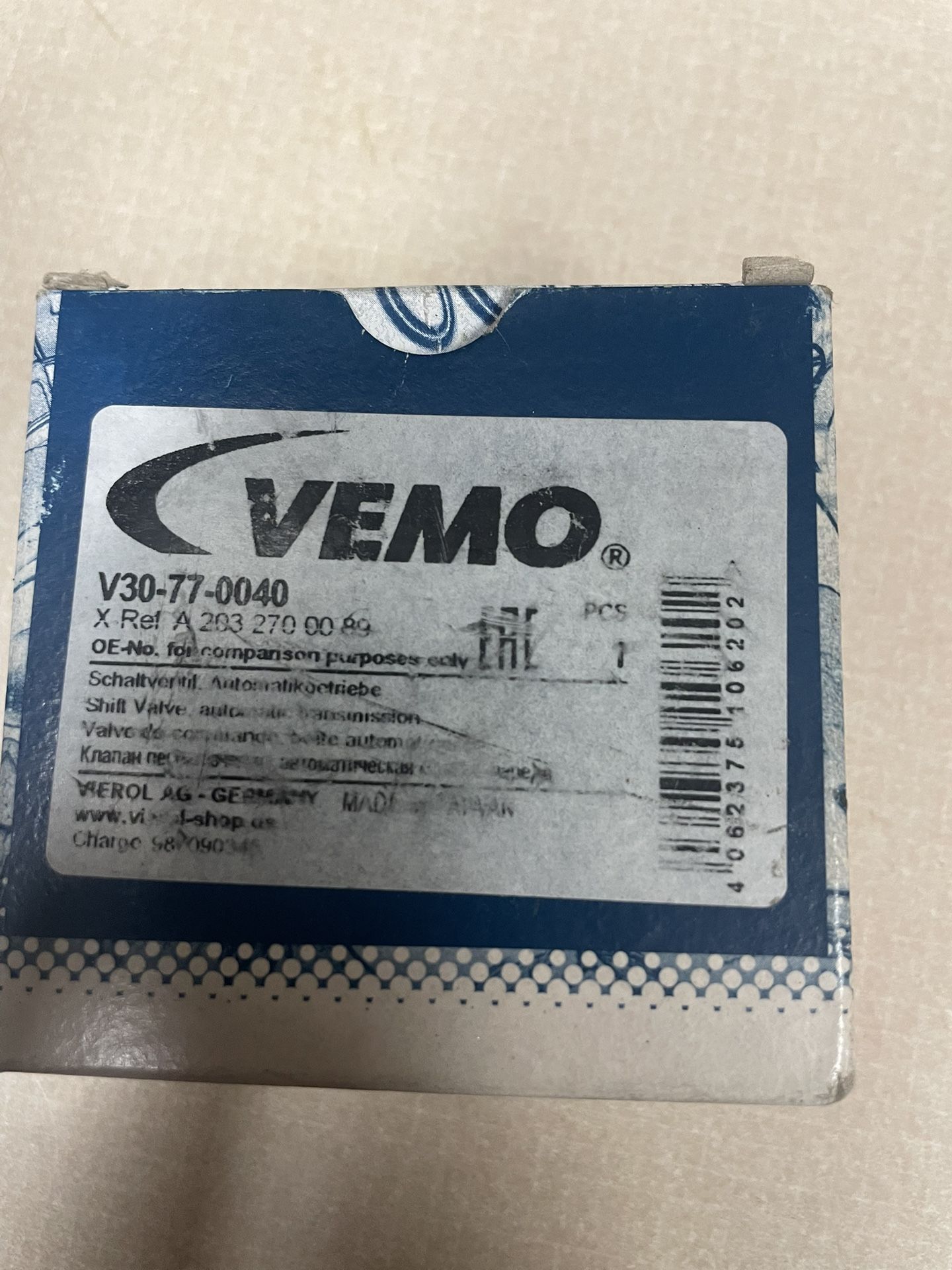 Mercedes Benz Solenoid