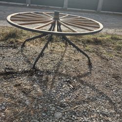 Wagon Wheel Coffee Table