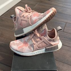Adidas Women Shoe NMD pink Camo Size 9