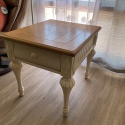 Wood End Table