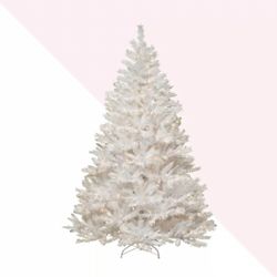 Glittery White Christmas Tree