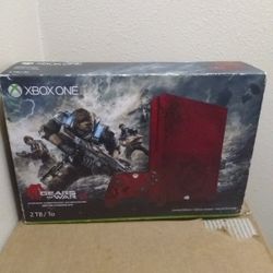 Xbox One S 2Tb Gears Of War 4 Limited Edition Replacement Box Only No System 