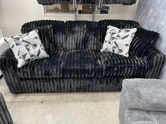 Black Corduroy Sofa