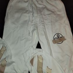 Off White Sweat Jogger Size XL