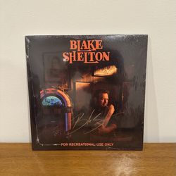 Blake Shelton - For Recreation Use Only - Signed Clear Vinyl **Brand New**