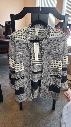 Chico's Open-Front Knit Cardigan Size 2