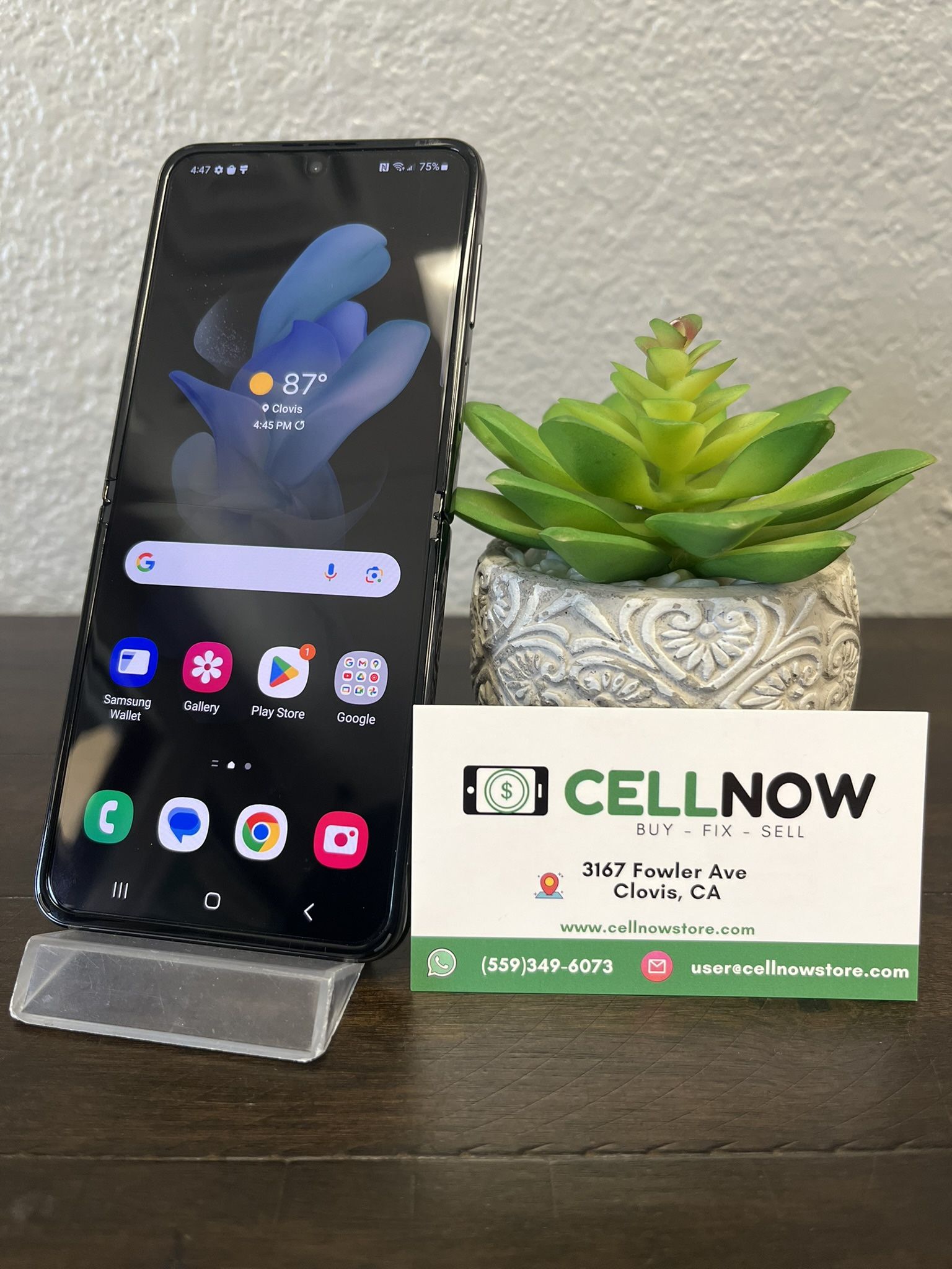 May Promo 🌸 Samsung Galaxy Z Flip 3 AT&T 256GB - Black