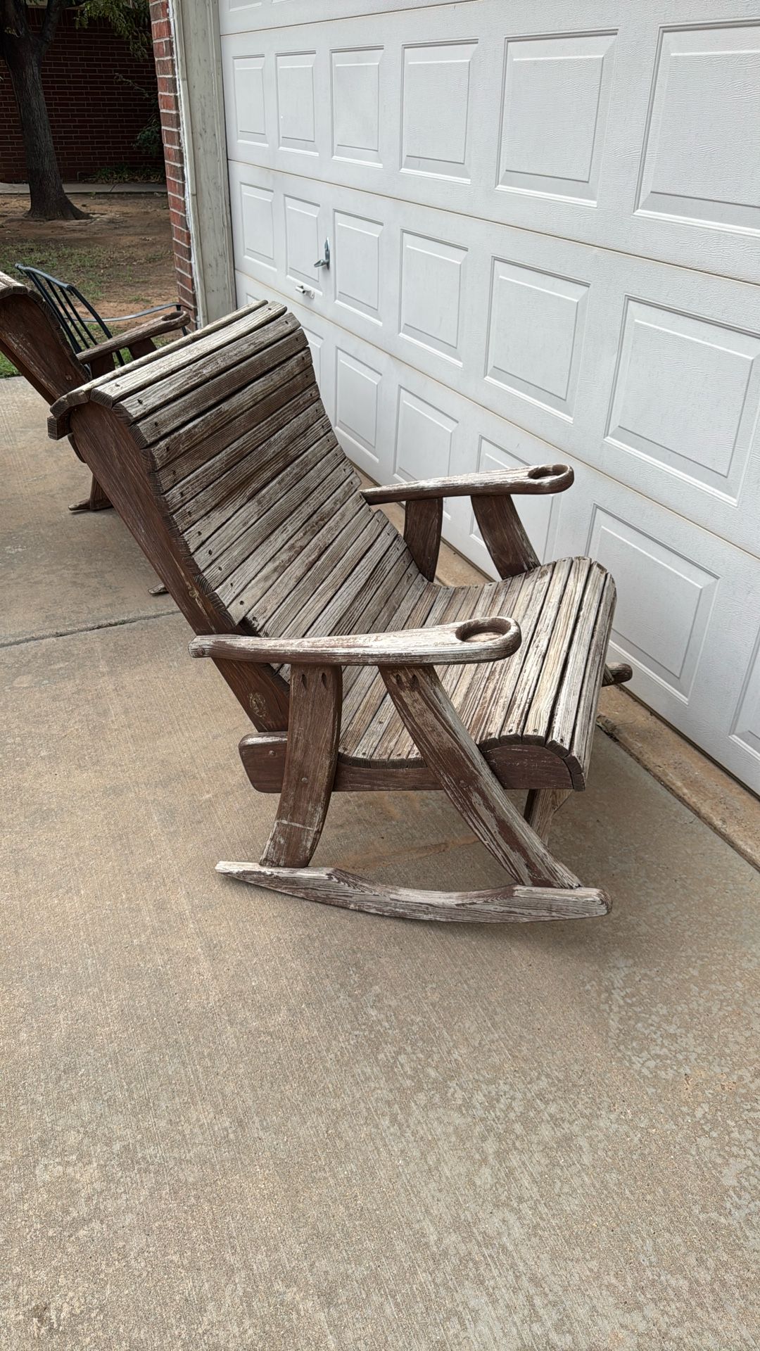 Outdoor Wooden Rocking Chair