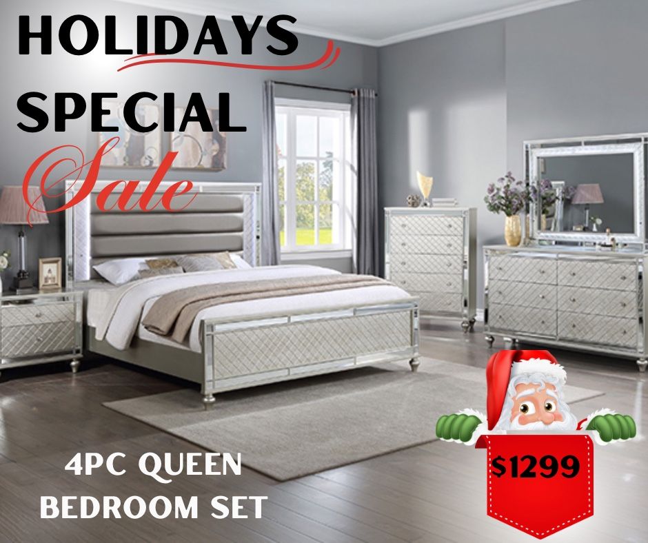 4 Pc Queen Bedroom Set 