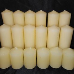 2" Vanilla Pillar Candles